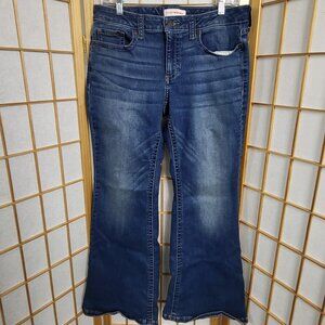 Lucky Brand flare blue jeans EUC size 10 or waist 30.